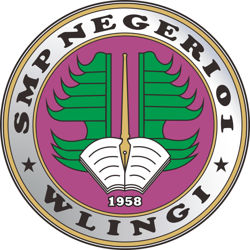 Lambang SMP Negeri 1 Wlingi (Academic Seal)